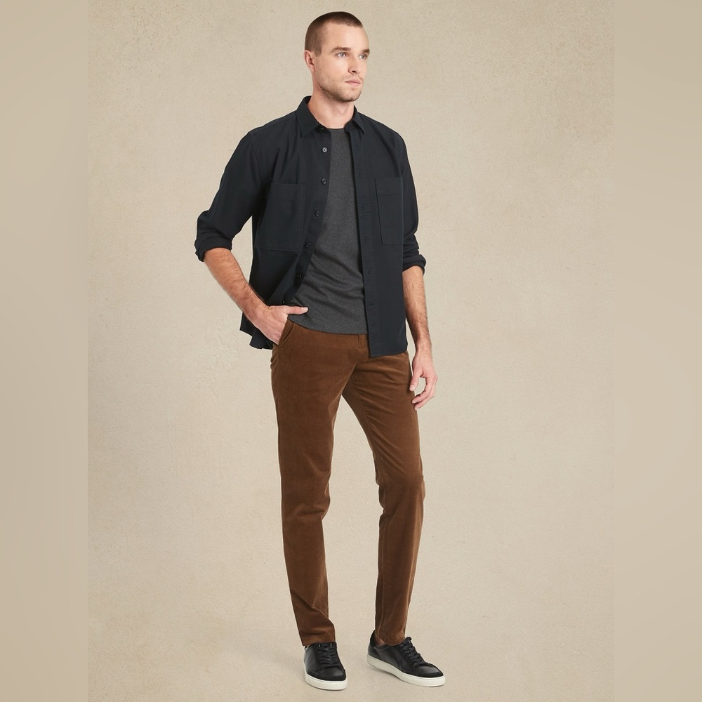 Banana Republic Slim Corduroy Traveler Chino